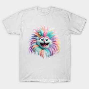 Crazy happy fluffball. T-Shirt